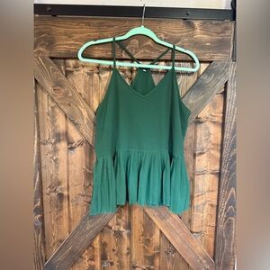 Sleeveless Peplum Top